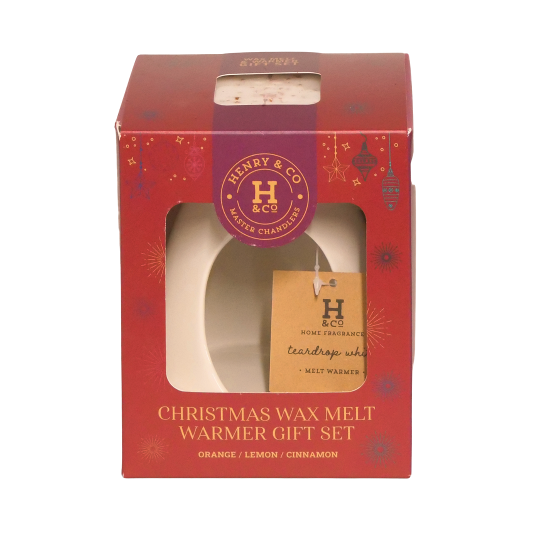 CHRISTMAS WAX MELT BAR & MELT BURNER GIFT SET