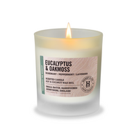 EUCALYPTUS & OAKMOSS SCENTED CANDLE