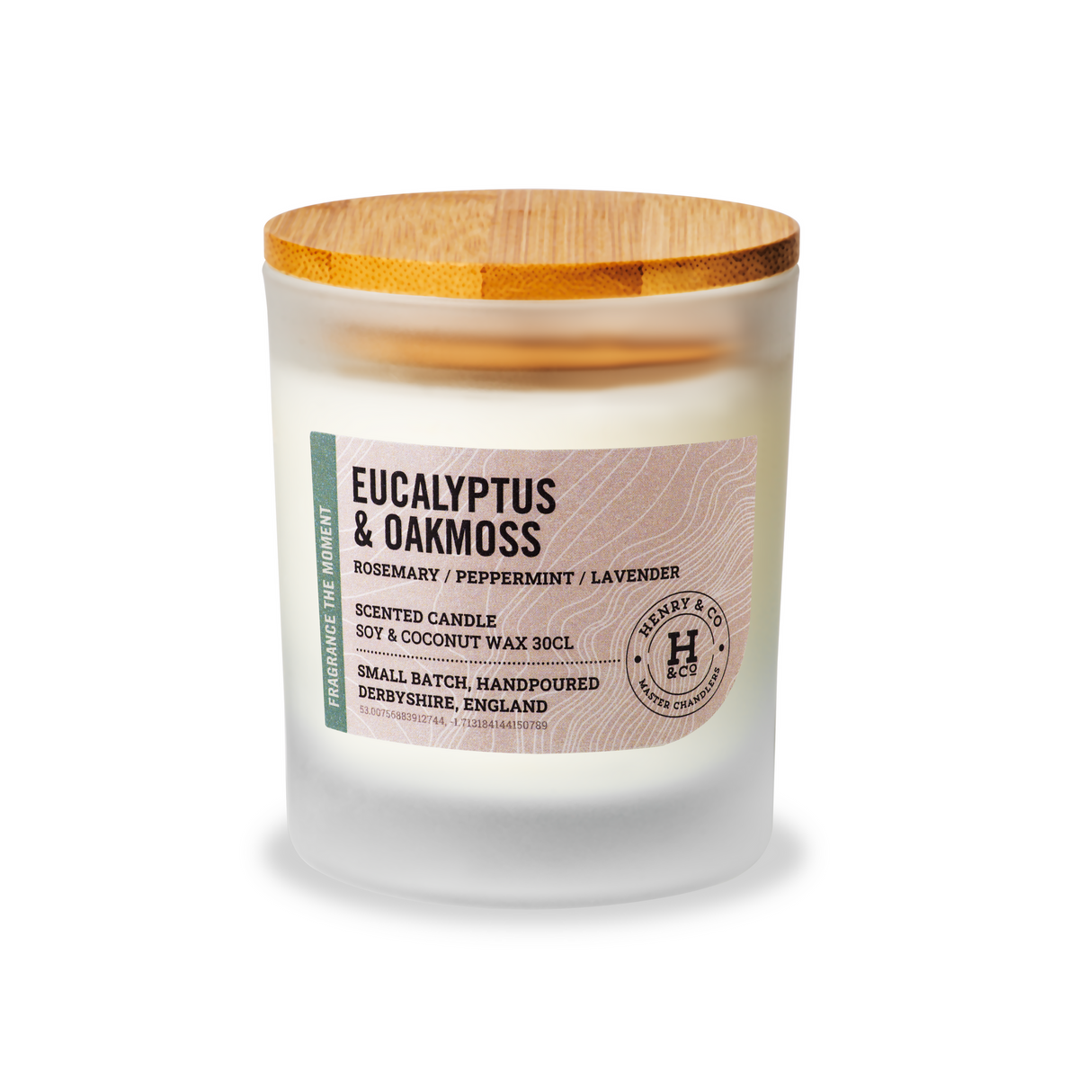 EUCALYPTUS & OAKMOSS SCENTED CANDLE