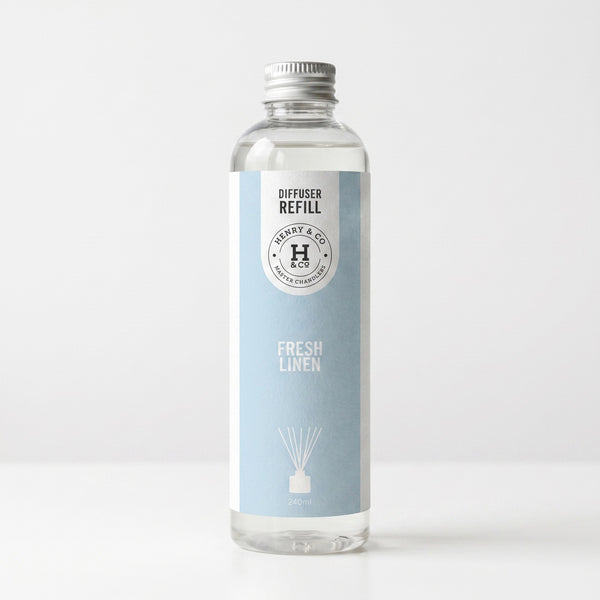 FRESH LINEN LARGE REED DIFFUSER REFILL