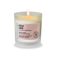 FRESH LINEN SCENTED CANDLE