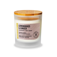 LEMONGRASS & GINGER SCENTED CANDLE
