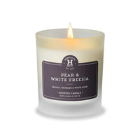 Pear & White Freesia Scented Candle