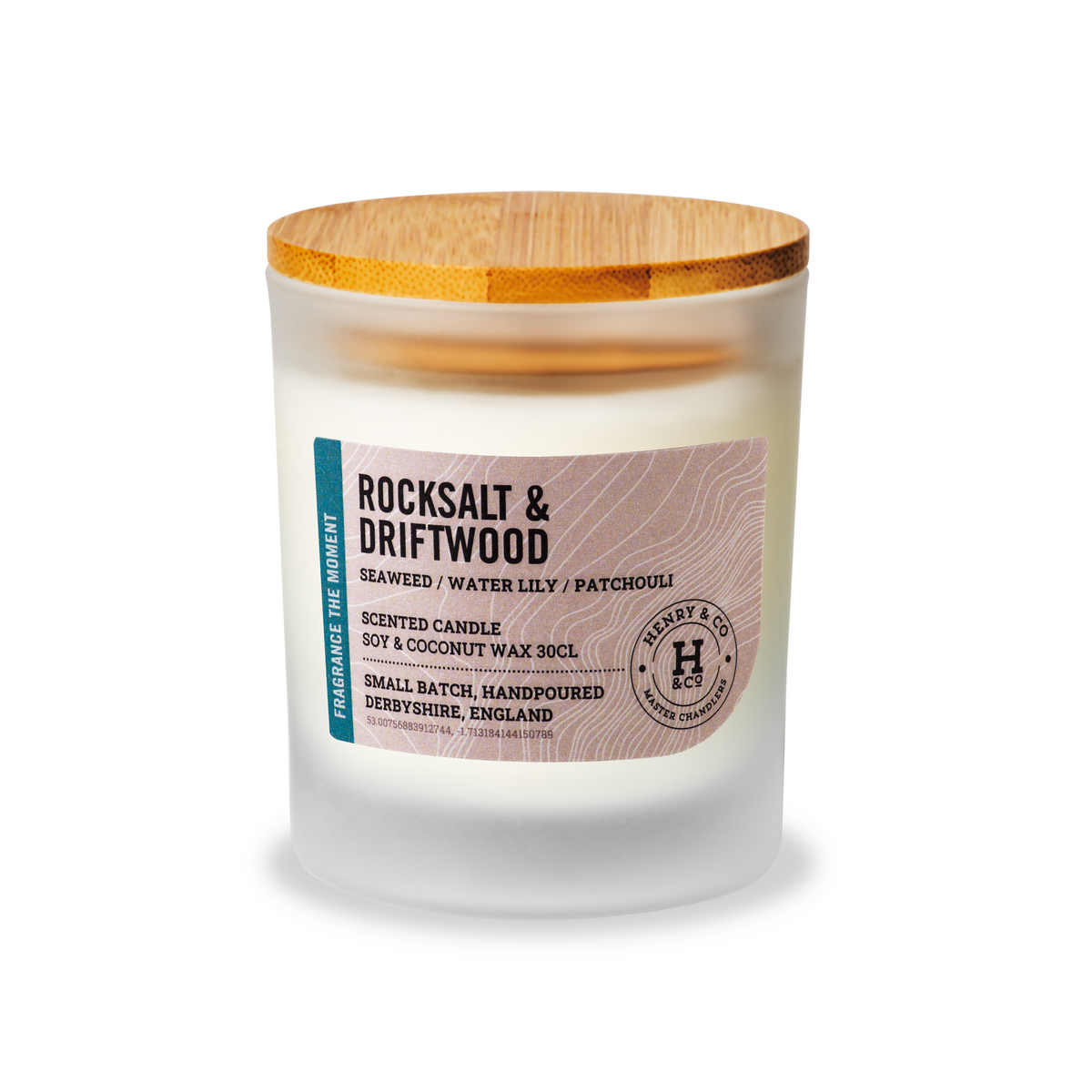 ROCKSALT & DRIFTWOOD SCENTED CANDLE