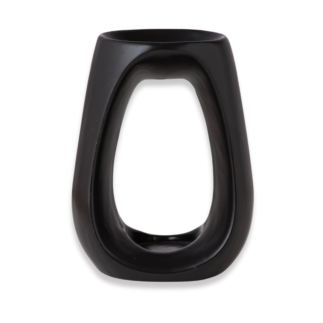 BLACK OVAL MELT BURNER