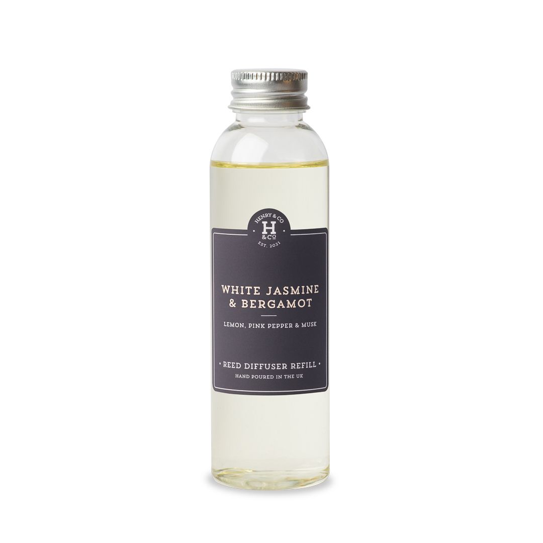 White Jasmine & Bergamot Reed Diffuser Refill